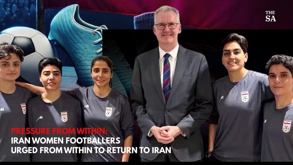 8868体育官网入口-拒绝回国！伊朗女足2名逃离队员露面：露大腿脱头巾训练 笑容满面